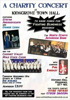 Charity Accordion Variety Concert poster