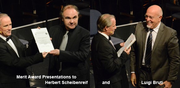 Merit Award Presentation to Herbert Scheibenreif and Luigi Bruti