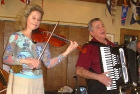 Accordion and Violin Duo Peter DiBono and Harriet Newhart