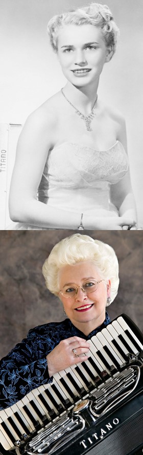 Joan Sommers 1955 and in 2010