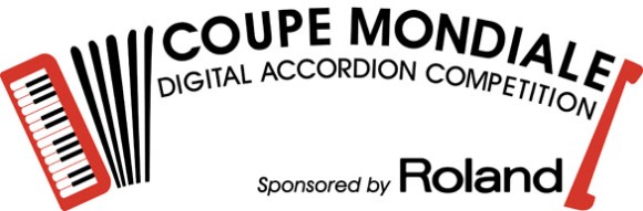 Roland sponsored Coupe Mondiale Digital Accordion Competition logo