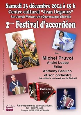 2nd Festival d’accordeon, Beloeil  poster