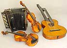 Instruments of the famous Viennese "Schrammel Quartett"