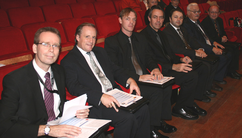 Jury photograph left to right: Chairman of Jury Kimmo Mattila (Finland), Raymond Bodell (UK), Frederic Deschamps (France),