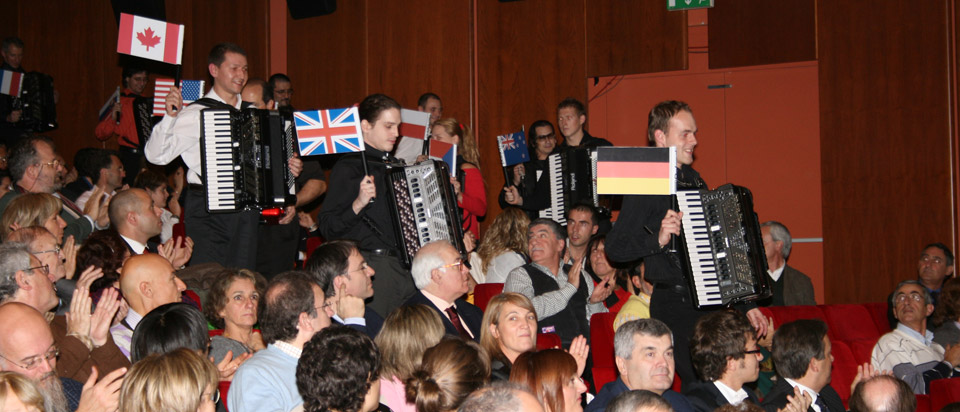 Contestants walking in