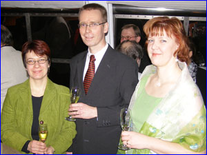Festival Public Relations Manager Minna Plihtari who supplied the photos for this report, Artistic Director Kimmo Mattila and Festival Director Sirpa Sippola.