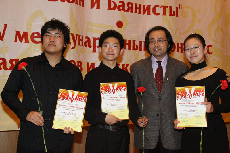 Jiang Bolong, Xu Xiaonan, Cao Xiao-Qing (China) and Tian Jianan.
