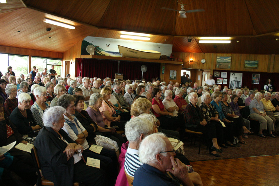 Audience at Kevin & Friends concert, Dargaville
