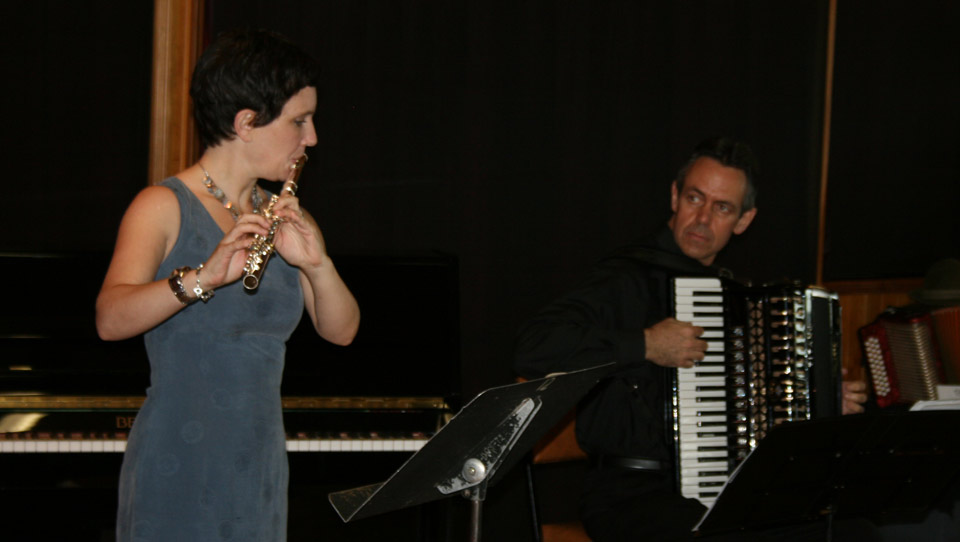 Flautist Pippa Howes & Kevin Friedrich