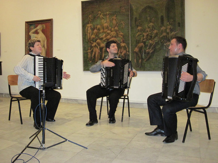 Prof. Zorica Karakutovska, Bojan Volcevski and Filip Stamevski
