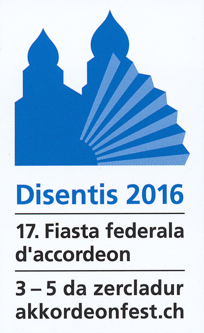 logo, Disentis Accordeonfest Switzerland