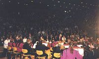 Cologne Accordion Orchestra mit 2. Dirigenten und  84-jährigem Gründer  Heinz 
Gengler.