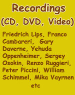 Recordings (CD, DVD, Video)