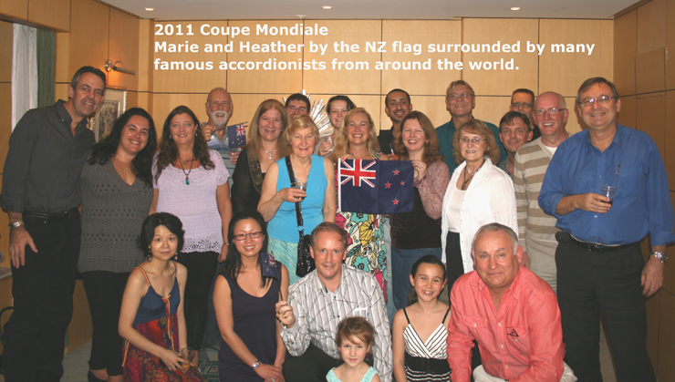 2011 Coupe Mondiale with many famous accordionists and teachers