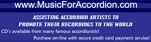 MusicForAccordion.com banner for CD's