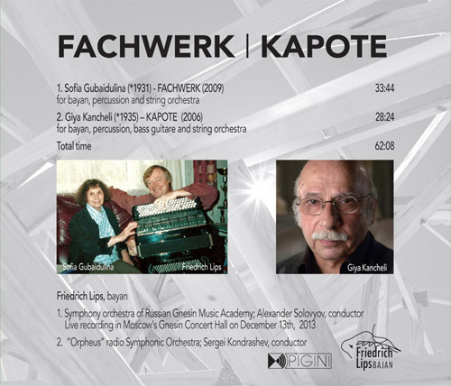 Back Cover, CD Fachwerk | Kapote by Friedrich Lips