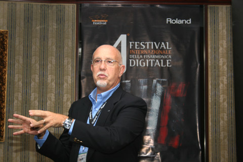 Luigi Bruti (Marketing Director of the Accordion Division Roland Europe)