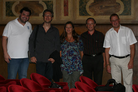 Bruno Moritz Neto (Brazil), Corrado Rojac (Italy), Anna Bodell, Raymond Bodell (CIA President - UK) and Jörgen Sundeqvist (Sweden). 