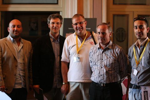 Giuseppe Scigliano, Corrado Rojac, Jörgen Sundeqvist, Raymond Bodell and Antonio Spaccarotella.