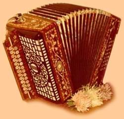 Picture of a Tula Diatonic accordion