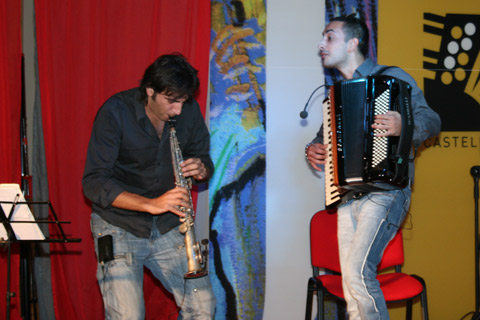 Mediterranien Jazz Duo with Alberto la Neve and Antonio Spaccarotella.