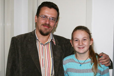 The winning smile..... Alexander Tchuev (Greece - teacher) and Maria Dafka (Greece).