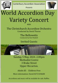 Canterbury Accordion Association: World Accordion Day Concert