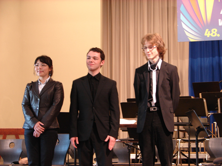 Fang Xuan (3rd), Iosif Purits (2nd), Thibaut Trosset (1st)