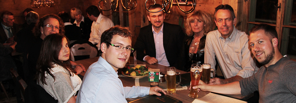 Elke Ahrenholz, Lisa Breccia, Alexander Nikolic from Beltango/Holda Paoletti-Kampl, Kevin Friedrich and in front, Julian Feulner and Christoph Plass