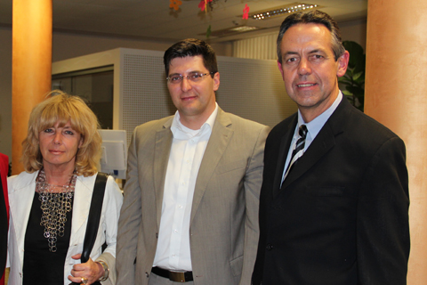 Holda Paoletti-Kampl, Mayor of Klingenthal Thomas Hennig,  Kevin Friedrich