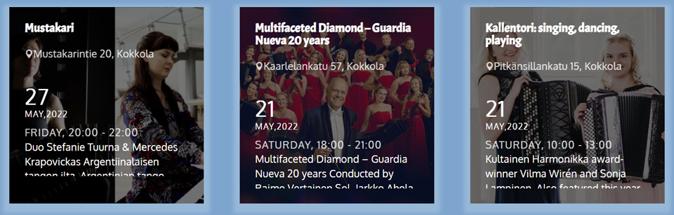 21 & 27 May