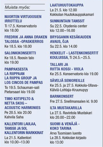 schedule