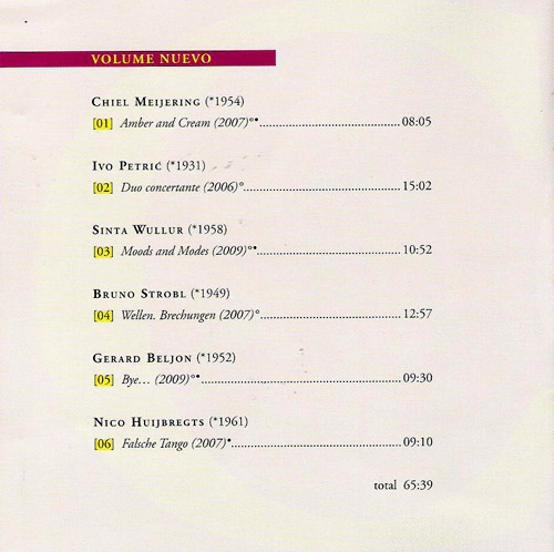 Viva Voce CD tracks